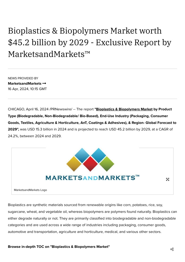 bioplastics biopolymers market worth 45 2 billion