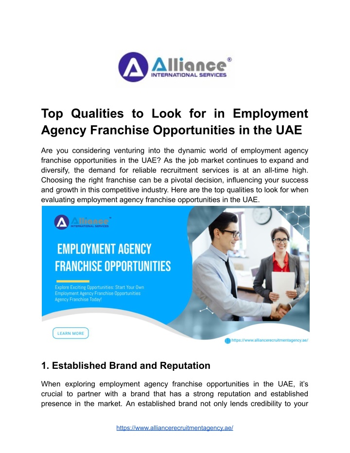 top qualities to look for in employment agency