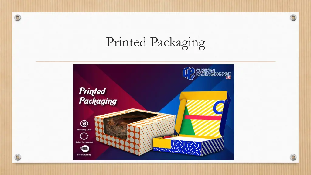 printed packaging