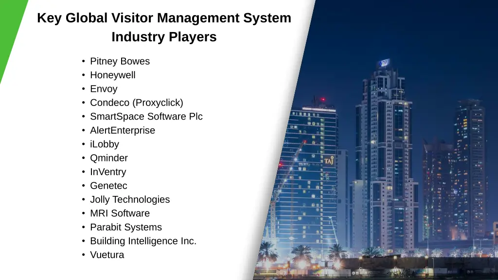 key global visitor management system industry