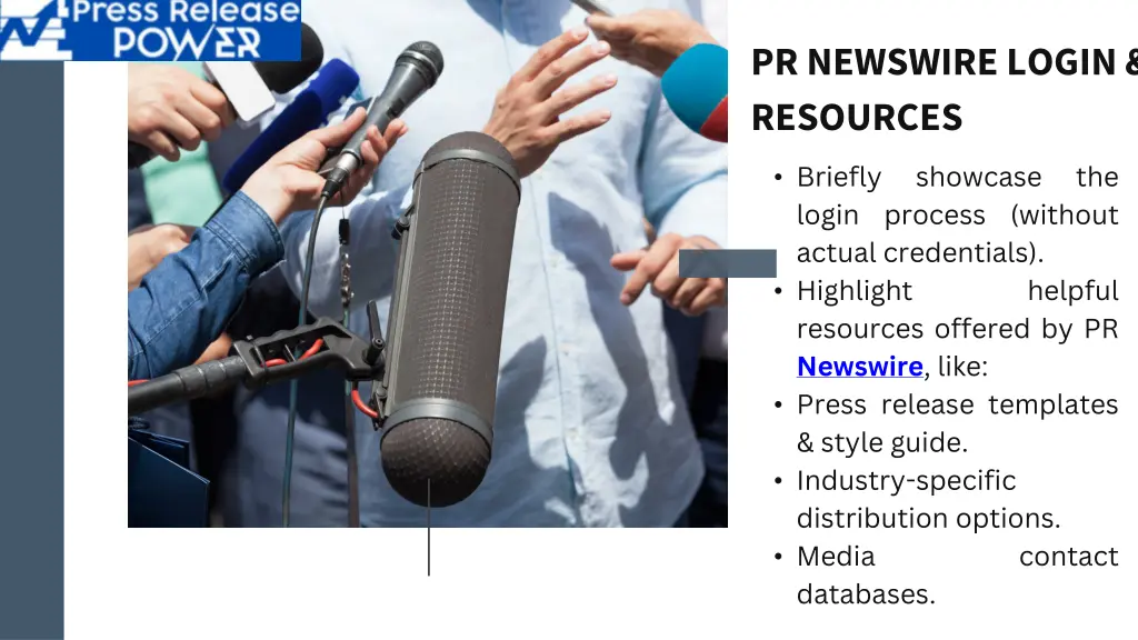 pr newswire login resources