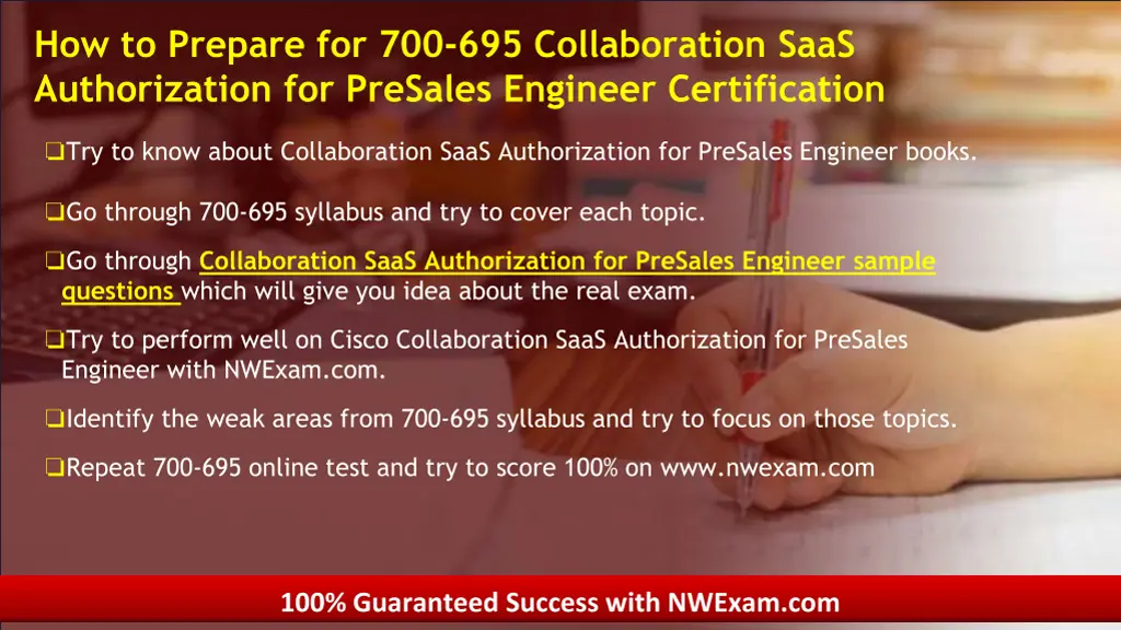 how to prepare for 700 695 collaboration saas