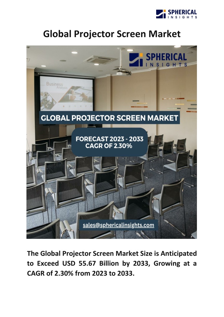 global projector screen market