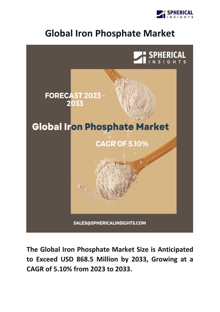 global iron phosphate market