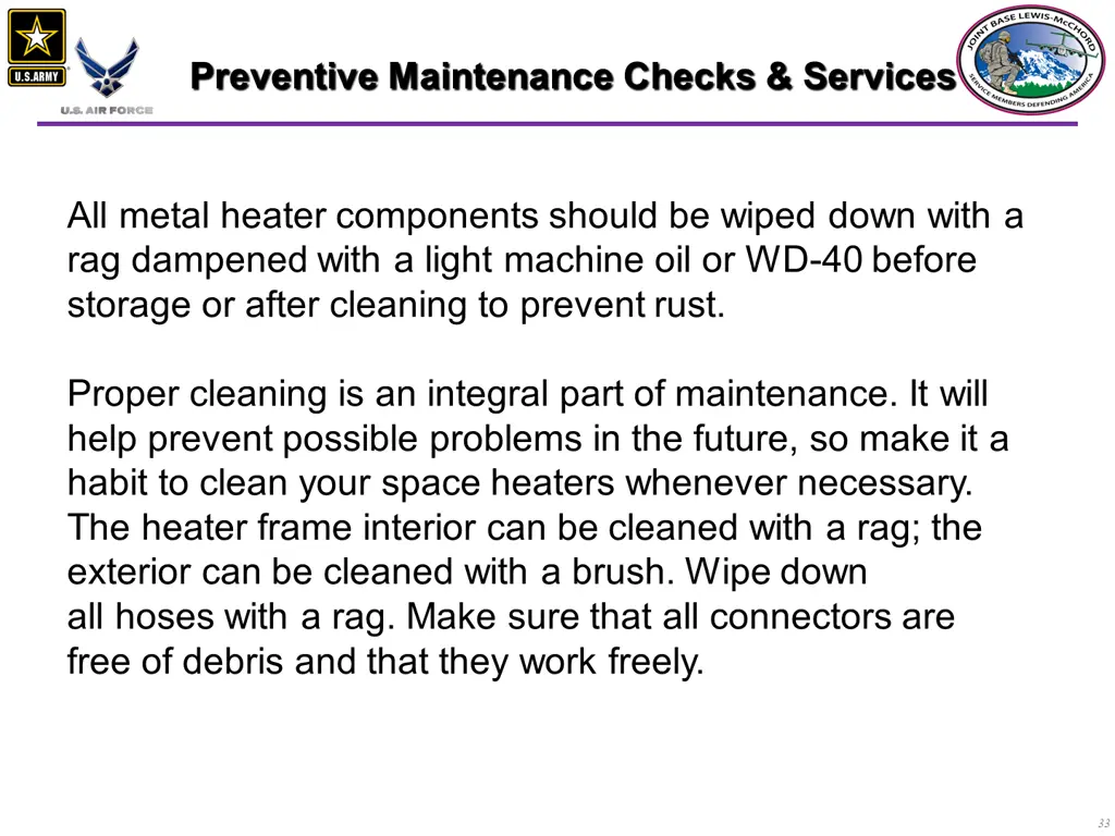 preventive maintenance checks services