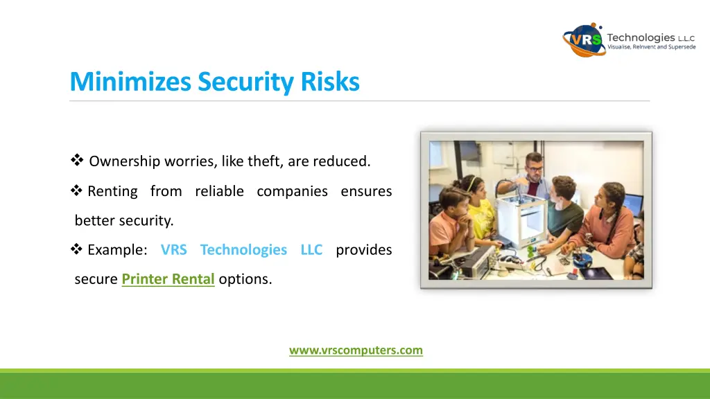 minimizes security risks