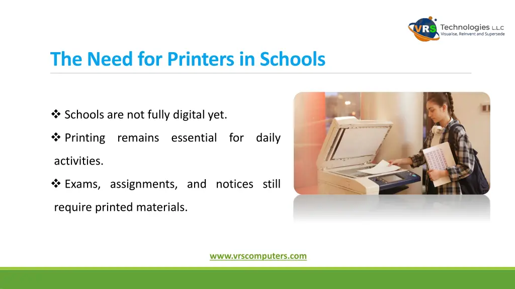 the need for printers in schools