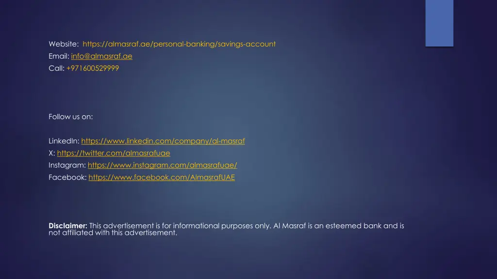 website https almasraf ae personal banking