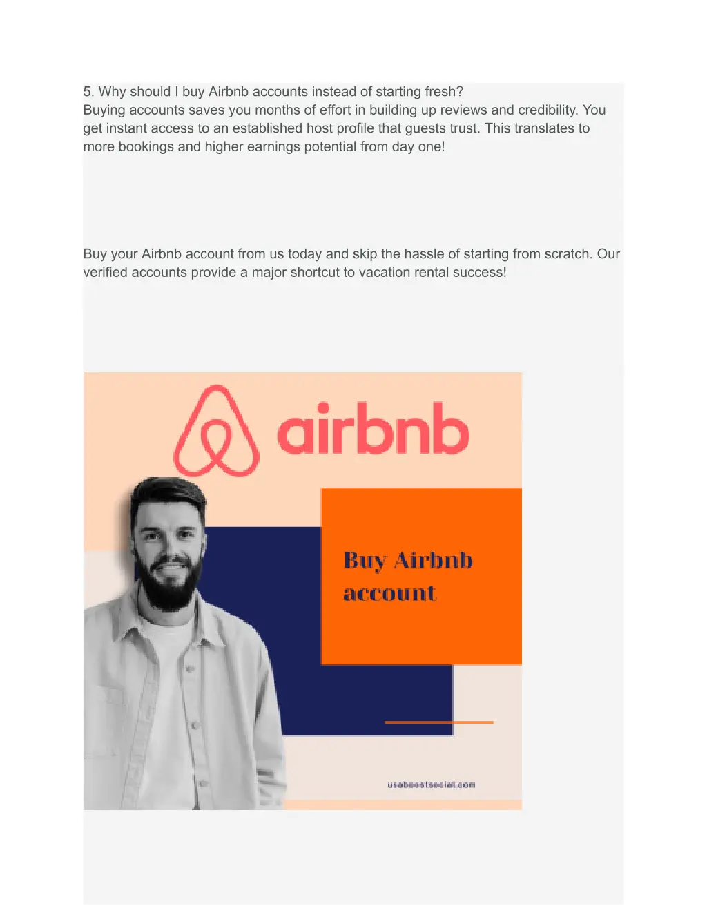 5 why should i buy airbnb accounts instead
