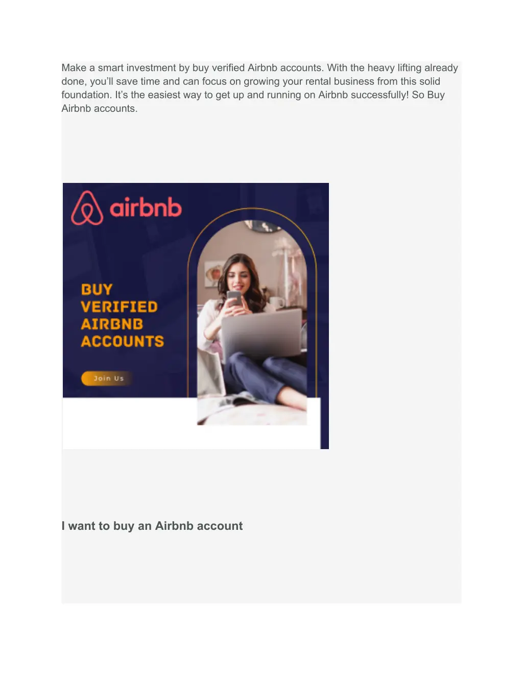 make a smart investment by buy verified airbnb