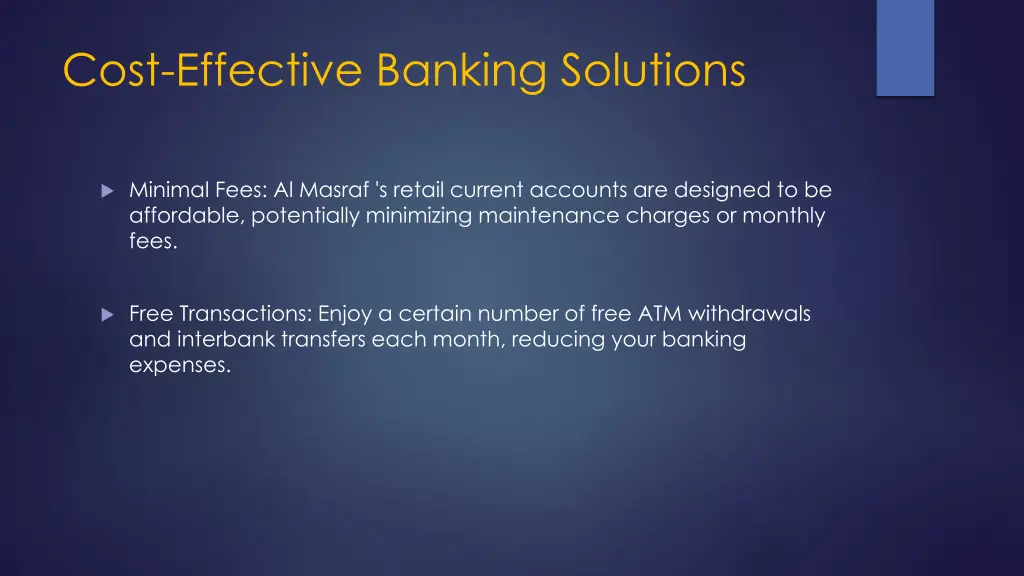 cost effective banking solutions