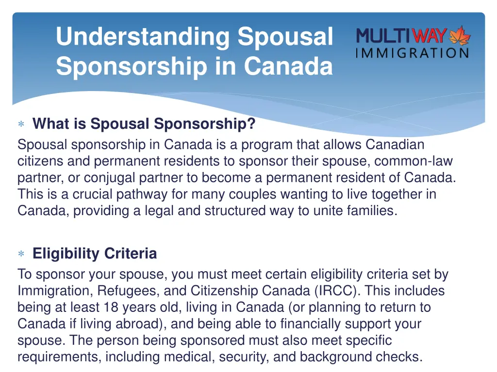 understanding spousal sponsorship in canada