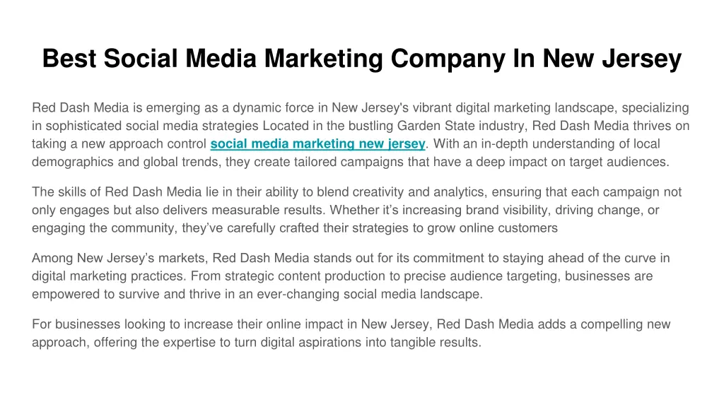 best social media marketing company in new jersey