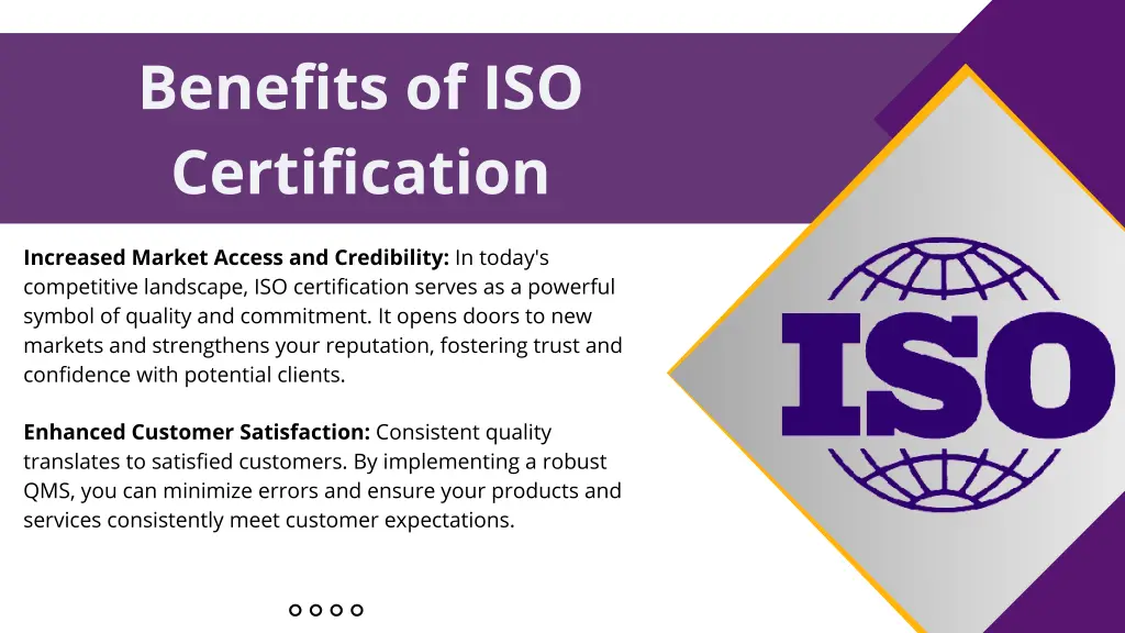 benefits of iso certification