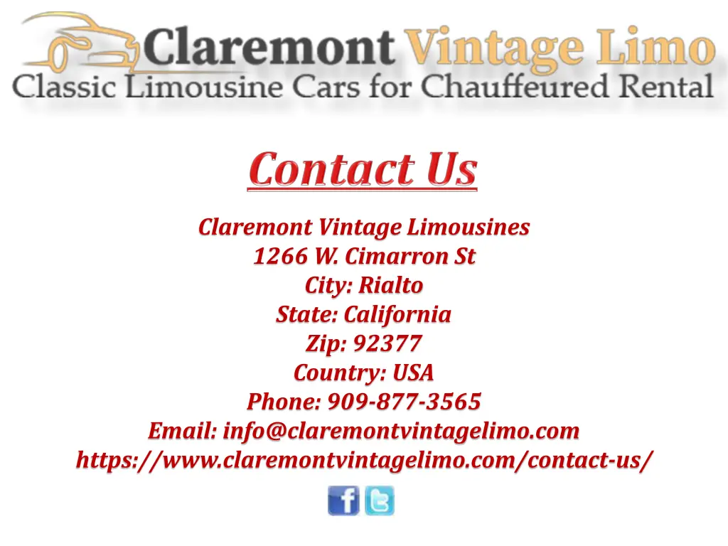 claremont vintage limousines 1266 w cimarron