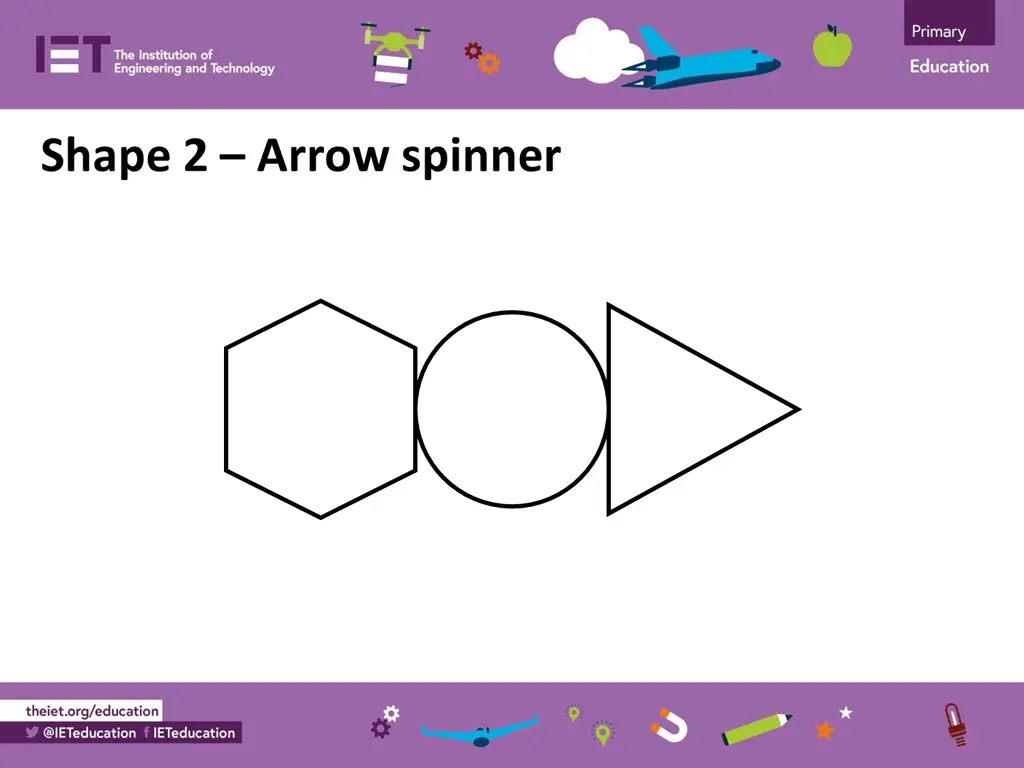 shape 2 arrow spinner