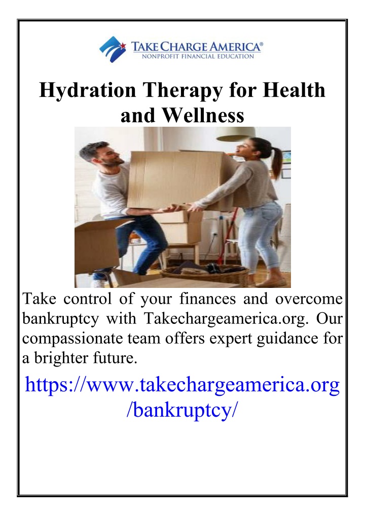 hydration therapy for health and wellness