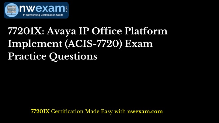 77201x avaya ip office platform implement acis