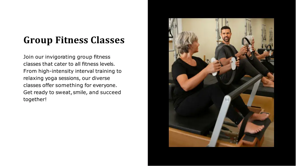 group fitness classes