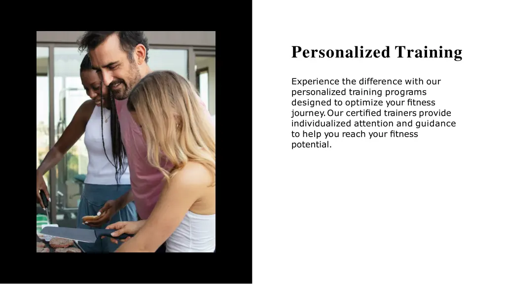 personalized training