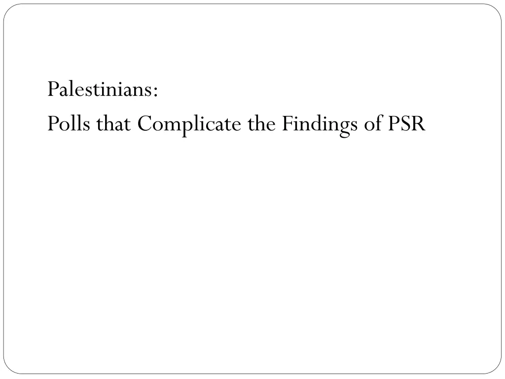 palestinians polls that complicate the findings