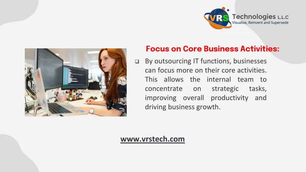 focus on core business activities