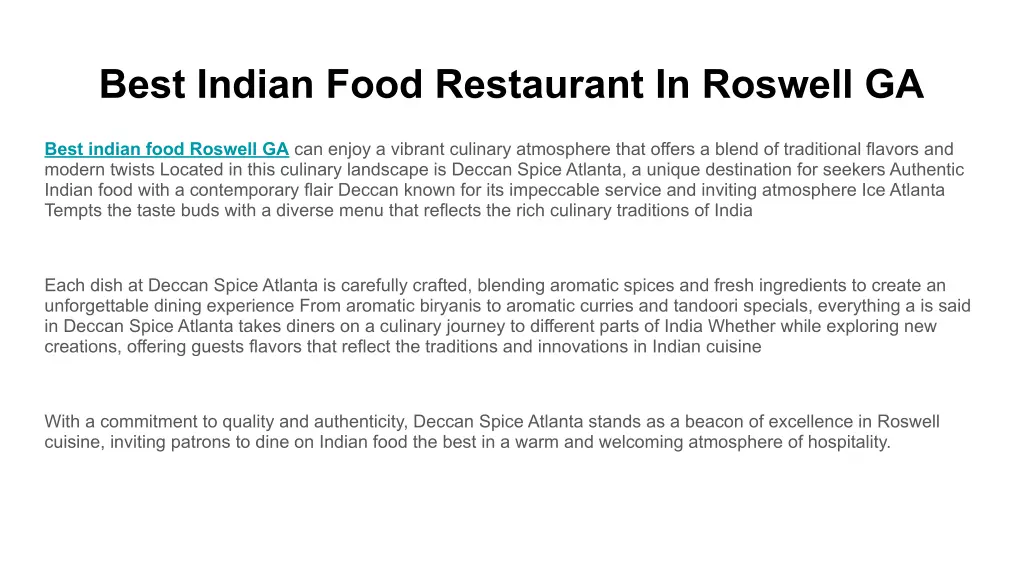 best indian food restaurant in roswell ga