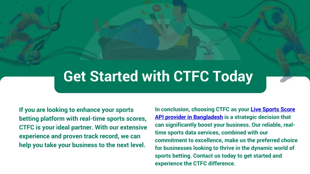 get started with ctfc today