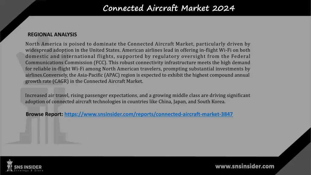 connected aircraft market 2024 2