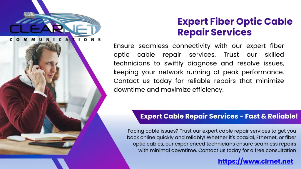 expert fiber optic cable repair services