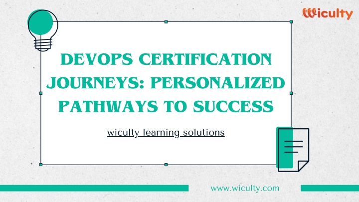 devops certification journeys personalized