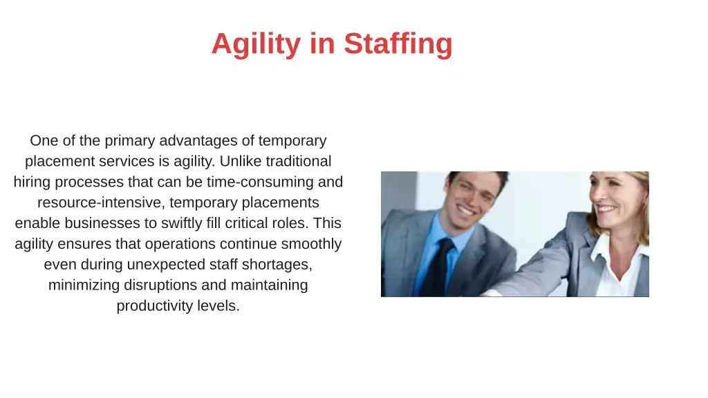 agility in staffing