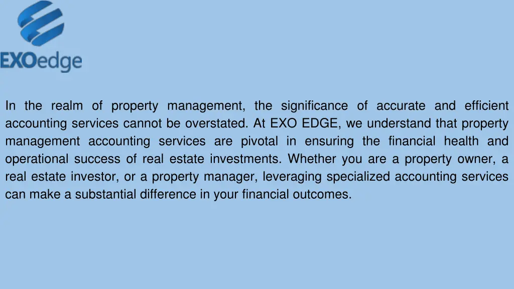 in the realm of property management
