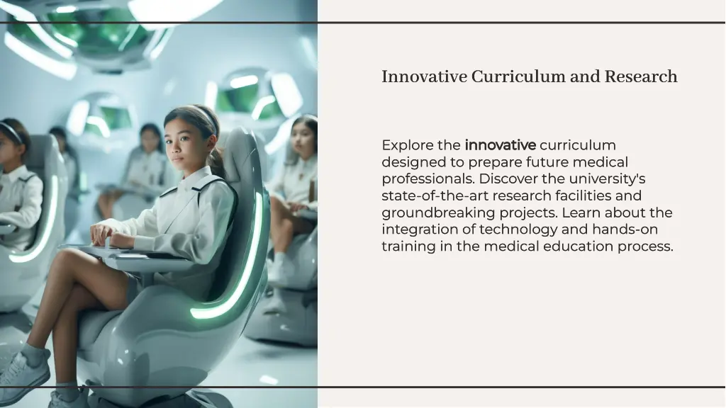 innovative curriculum and research innovative