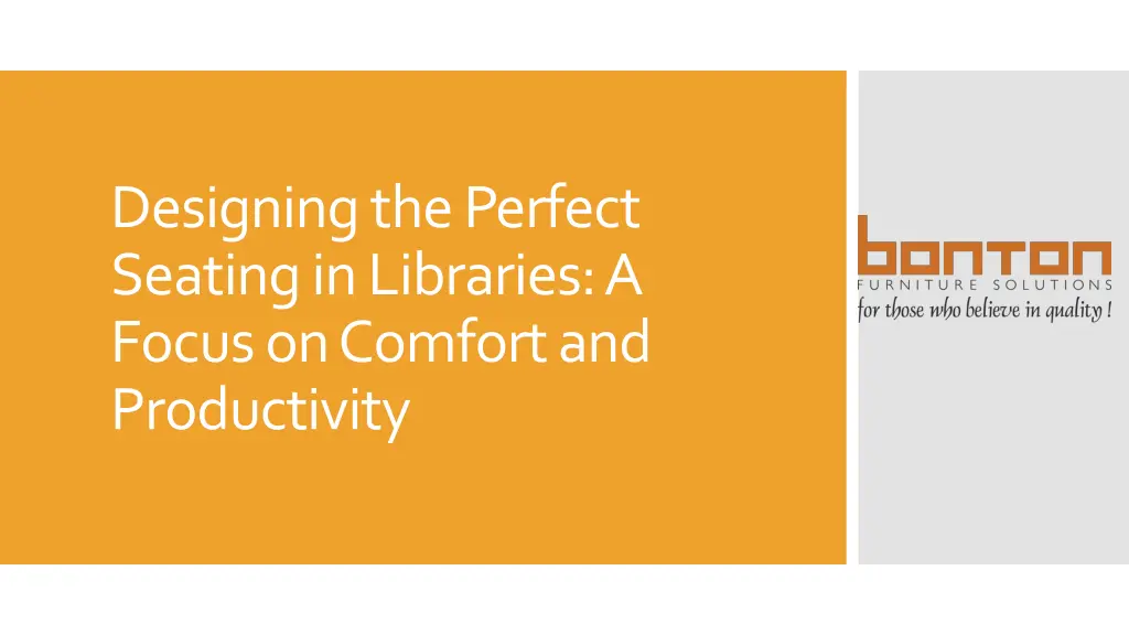 designing the perfect seating in libraries