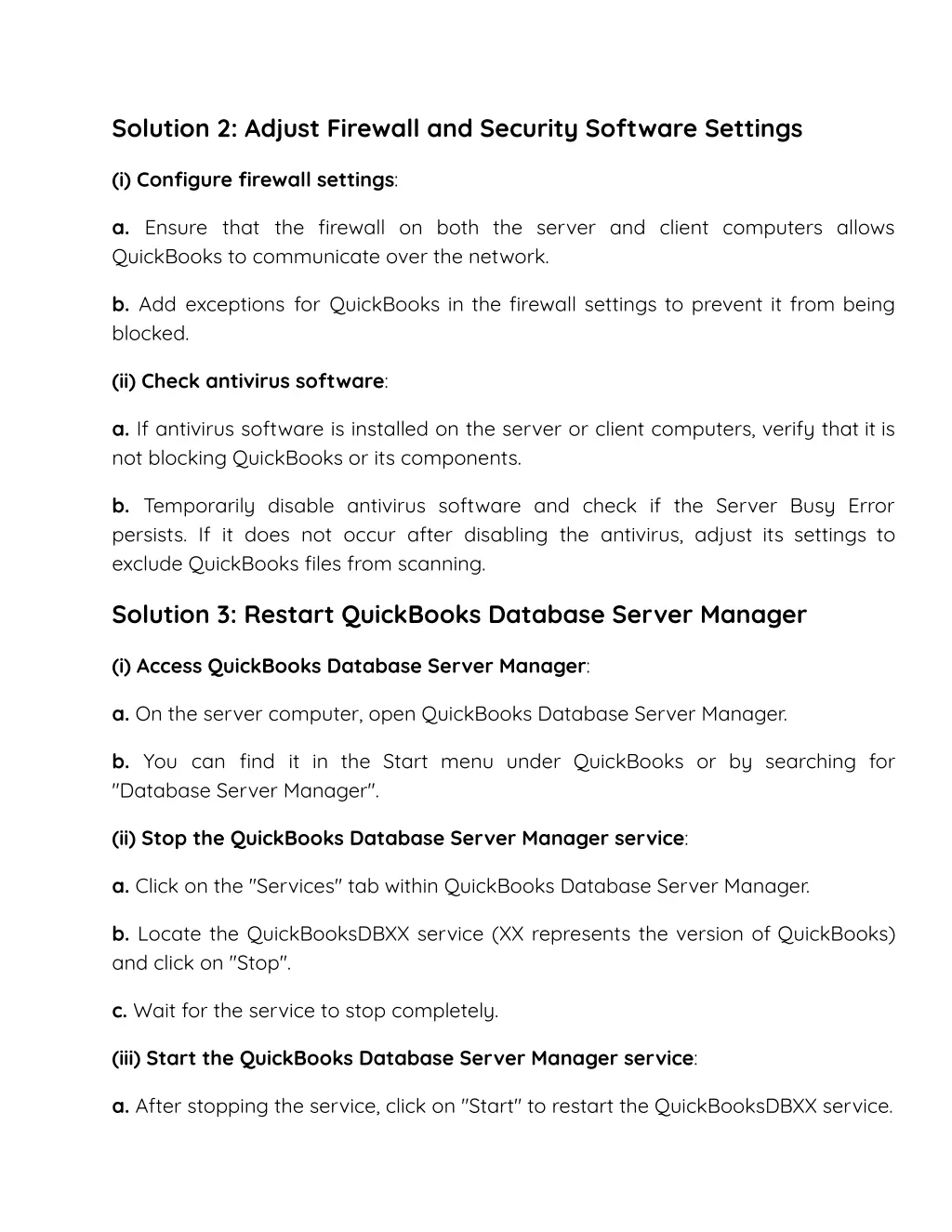 solution 2 adjust firewall and security software