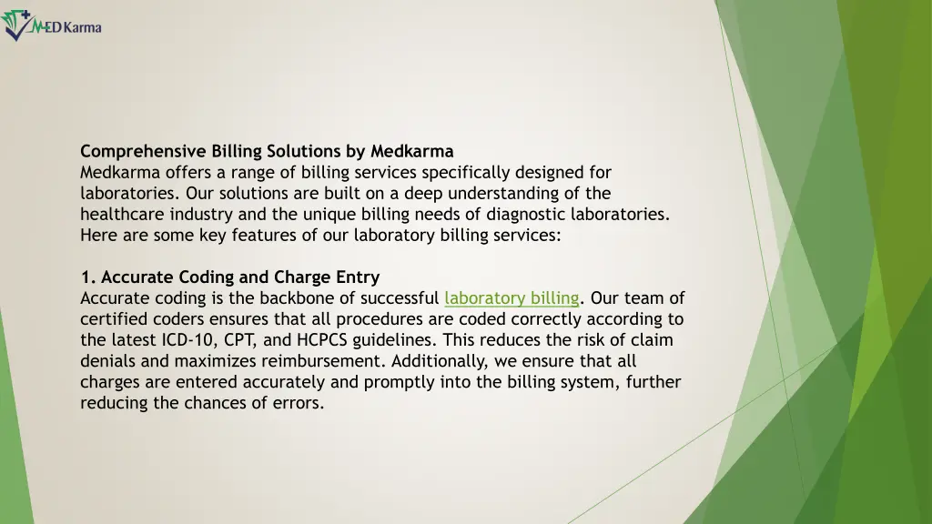 comprehensive billing solutions by medkarma