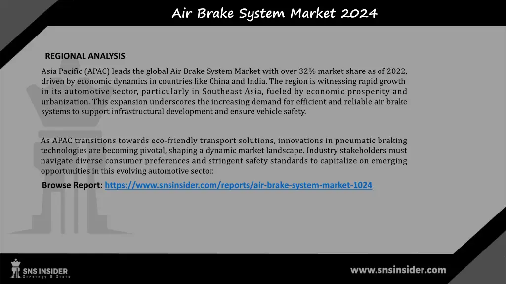 air brake system market 2024 2