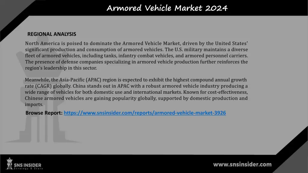 armored vehicle market 2024 2