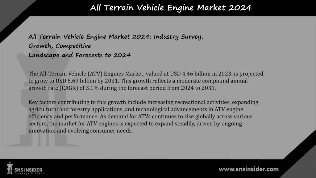 all terrain vehicle engine market 2024