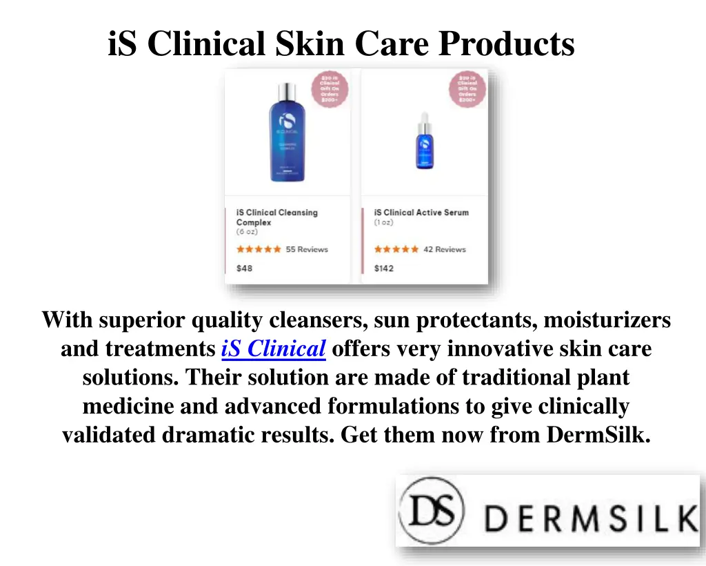 is clinical skin care products