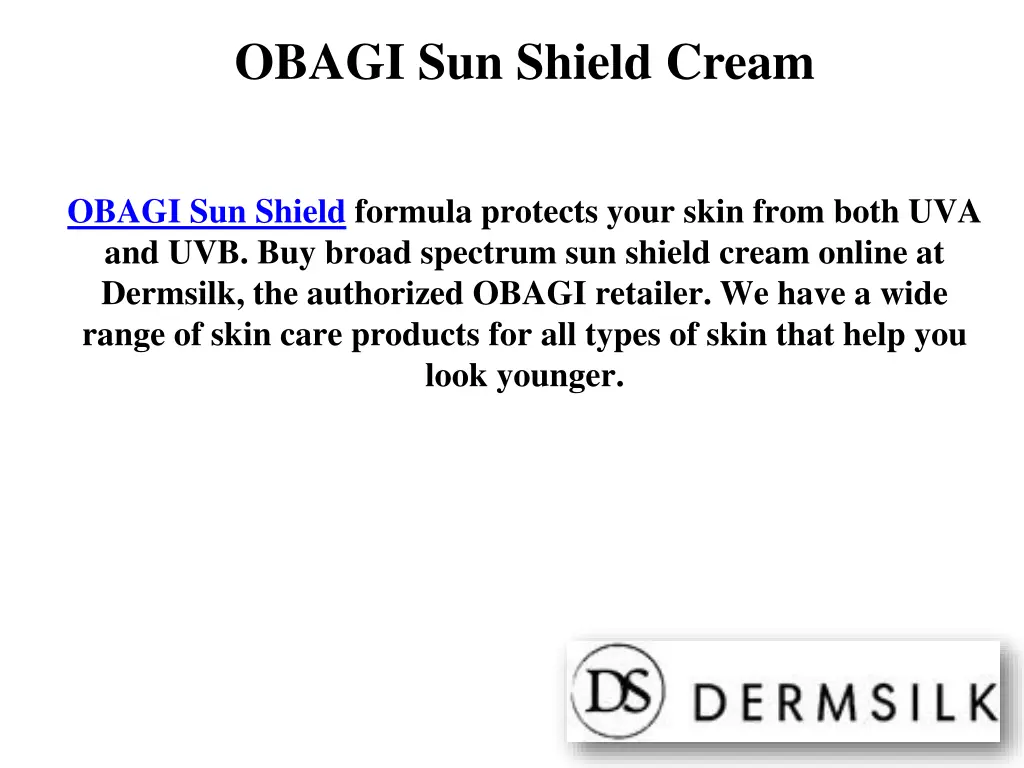 obagi sun shield cream