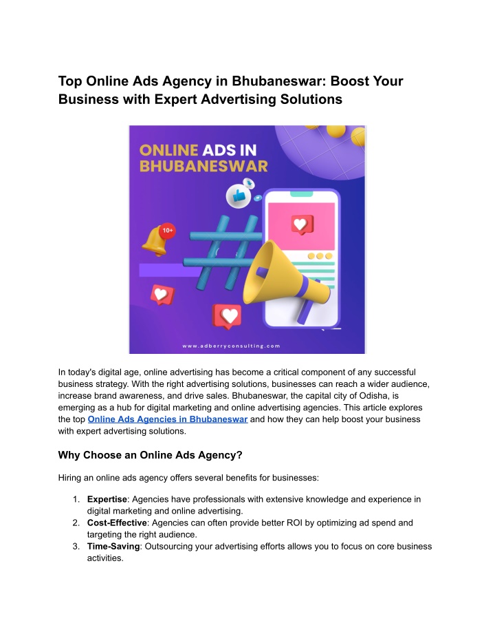 top online ads agency in bhubaneswar boost your