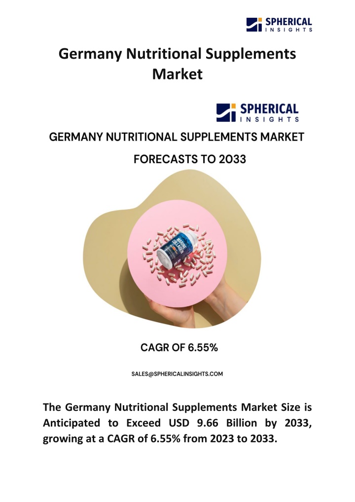 germany nutritional supplements market