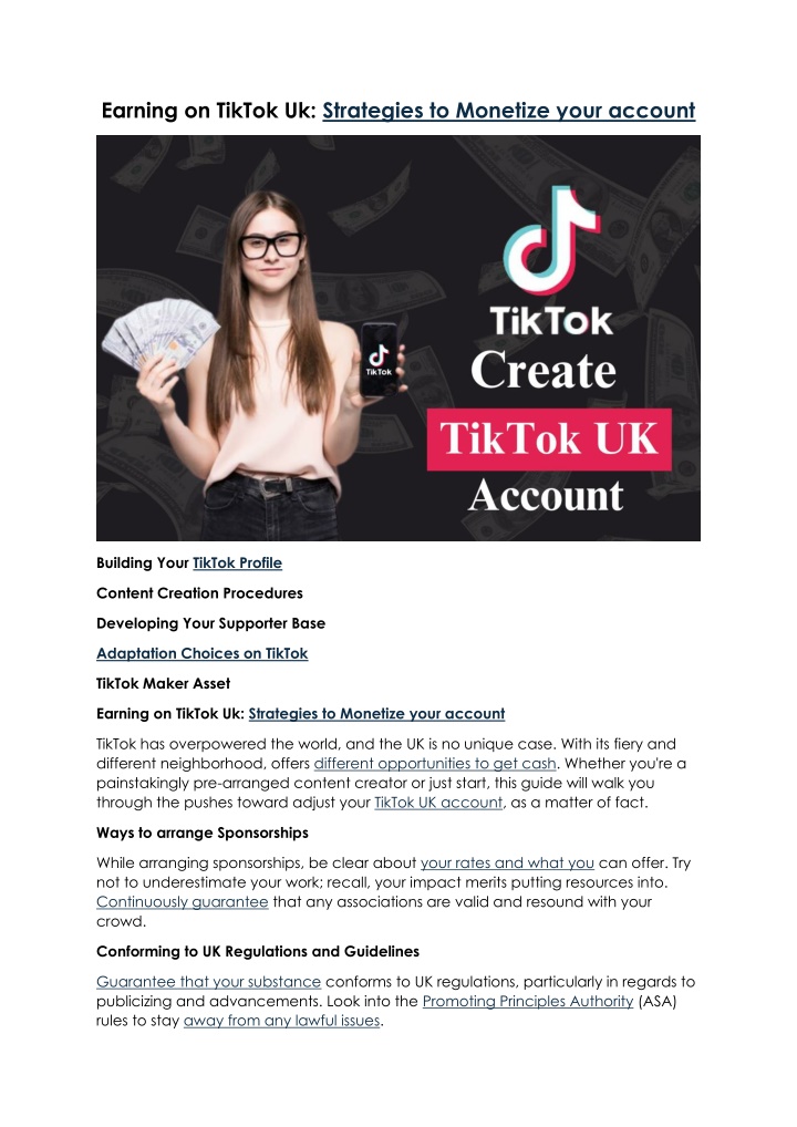 earning on tiktok uk strategies to monetize your