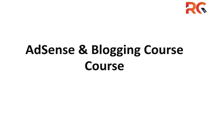 adsense blogging course course