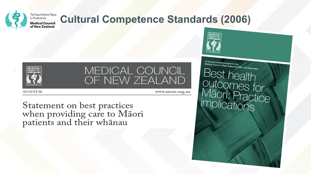 cultural competence standards 2006