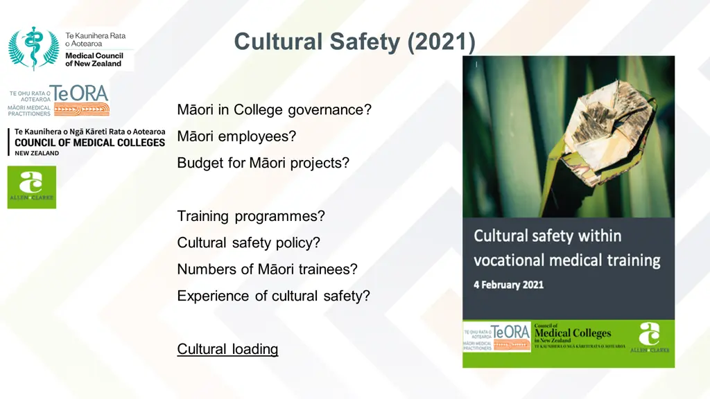 cultural safety 2021