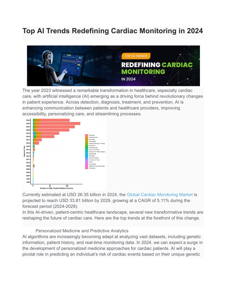 top ai trends redefining cardiac monitoring