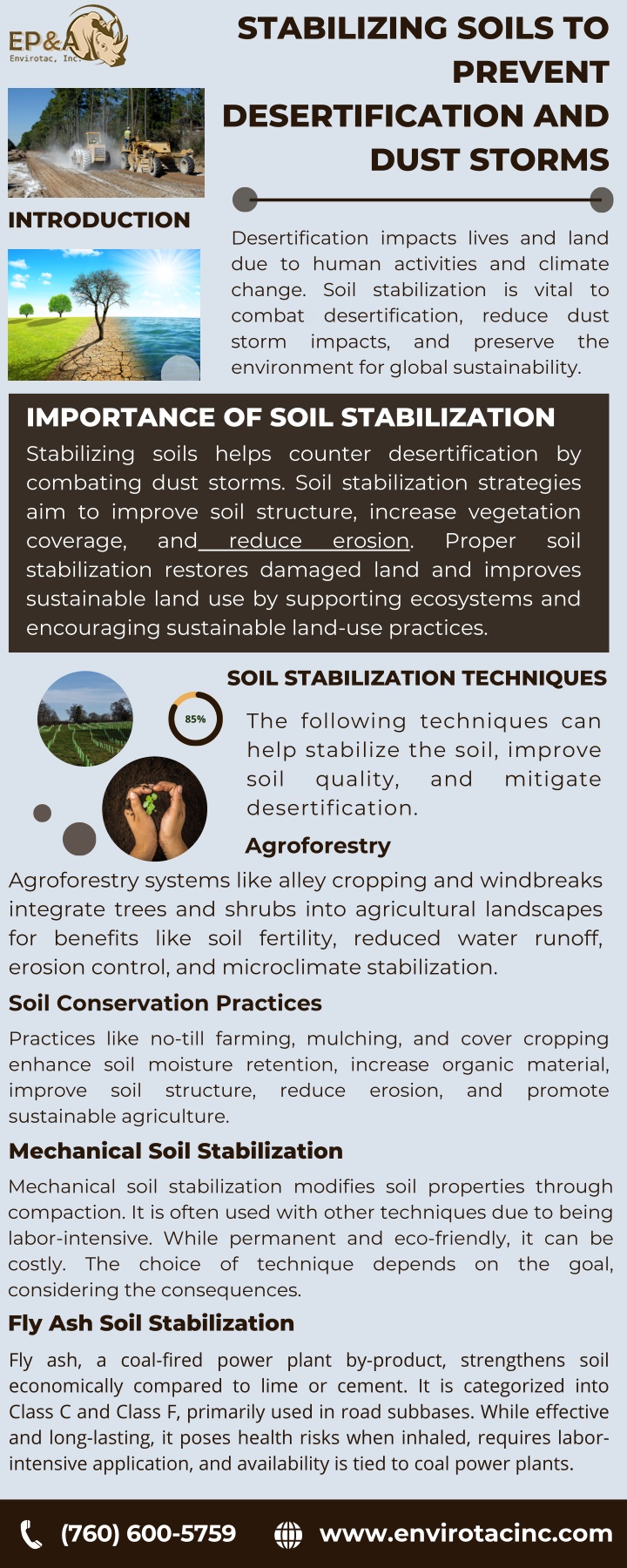 stabilizing soils to